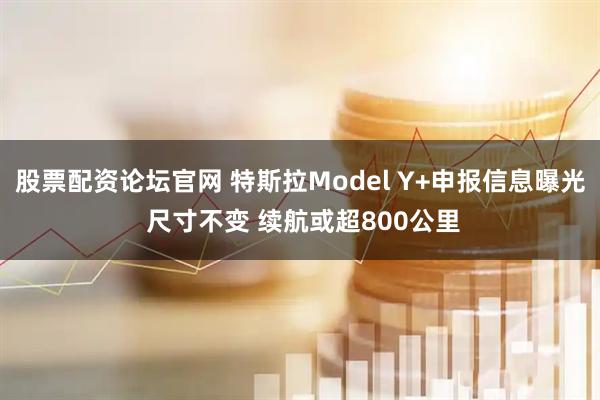 股票配资论坛官网 特斯拉Model Y+申报信息曝光 尺寸不变 续航或超800公里